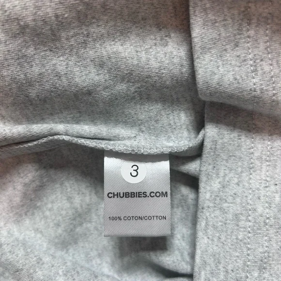 NWT Chubbies The Basic Oversized Tee - Size S, Mid Gray Heather - Picture 6 of 14